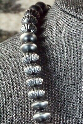 Sterling Silver Navajo Pearl Necklace - Presley Haley