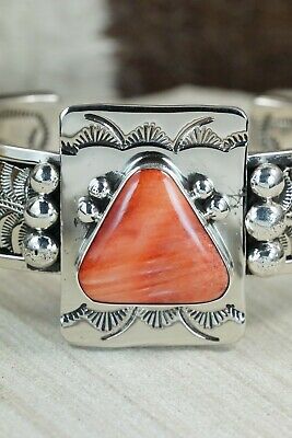 Spiny Oyster & Sterling Silver Bracelet - Ricky Roy