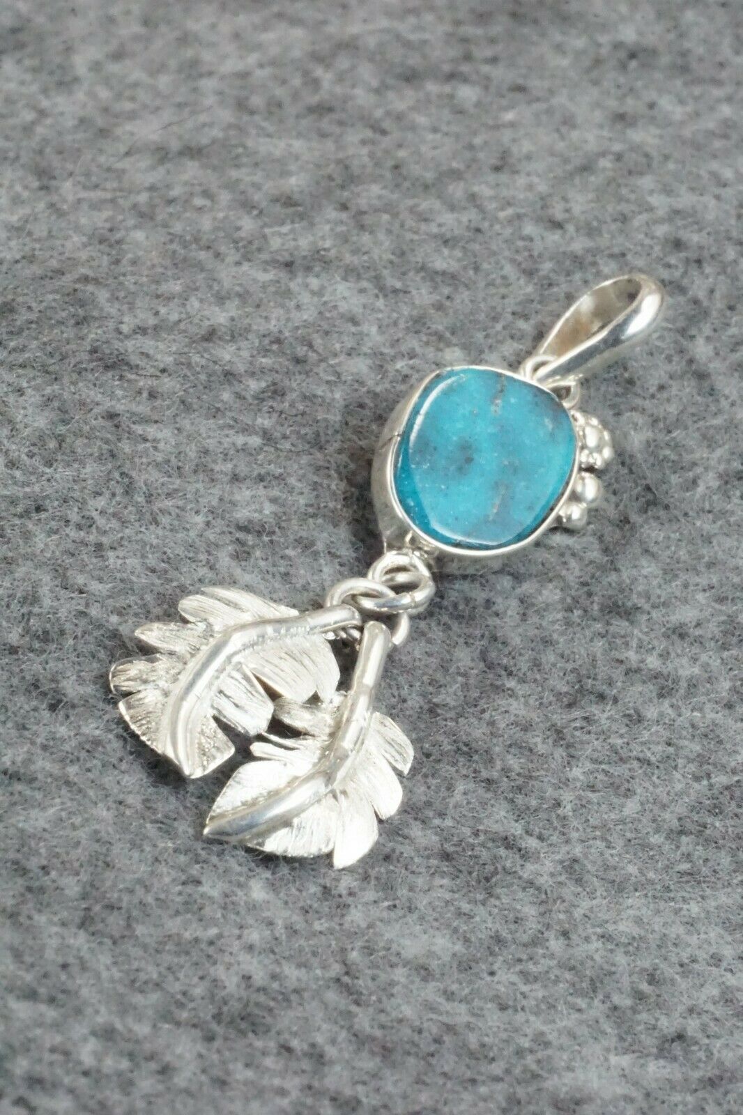 Turquoise & Sterling Silver Pendant - Tammy Deysee