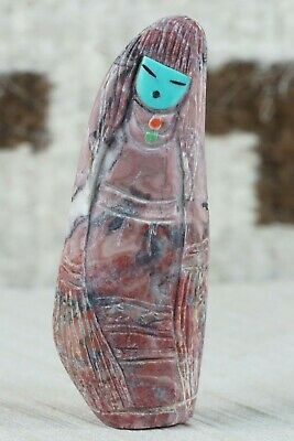 Corn Maiden Zuni Fetish Carving - Sandra Quandelacy - High Lonesome Trading