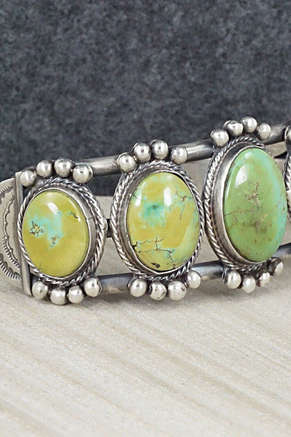 Turquoise & Sterling Silver Bracelet - Thomas Yazzie