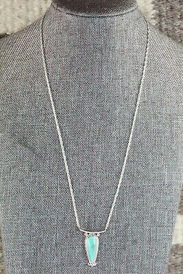 Turquoise & Sterling Silver Necklace - Sharon McCarthy