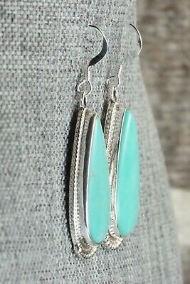 Turquoise & Sterling Silver Earrings - Sharon McCarthy