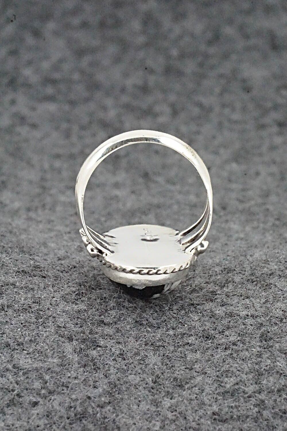 White Buffalo & Sterling Silver Ring - Grace Kenneth - Size 5.25