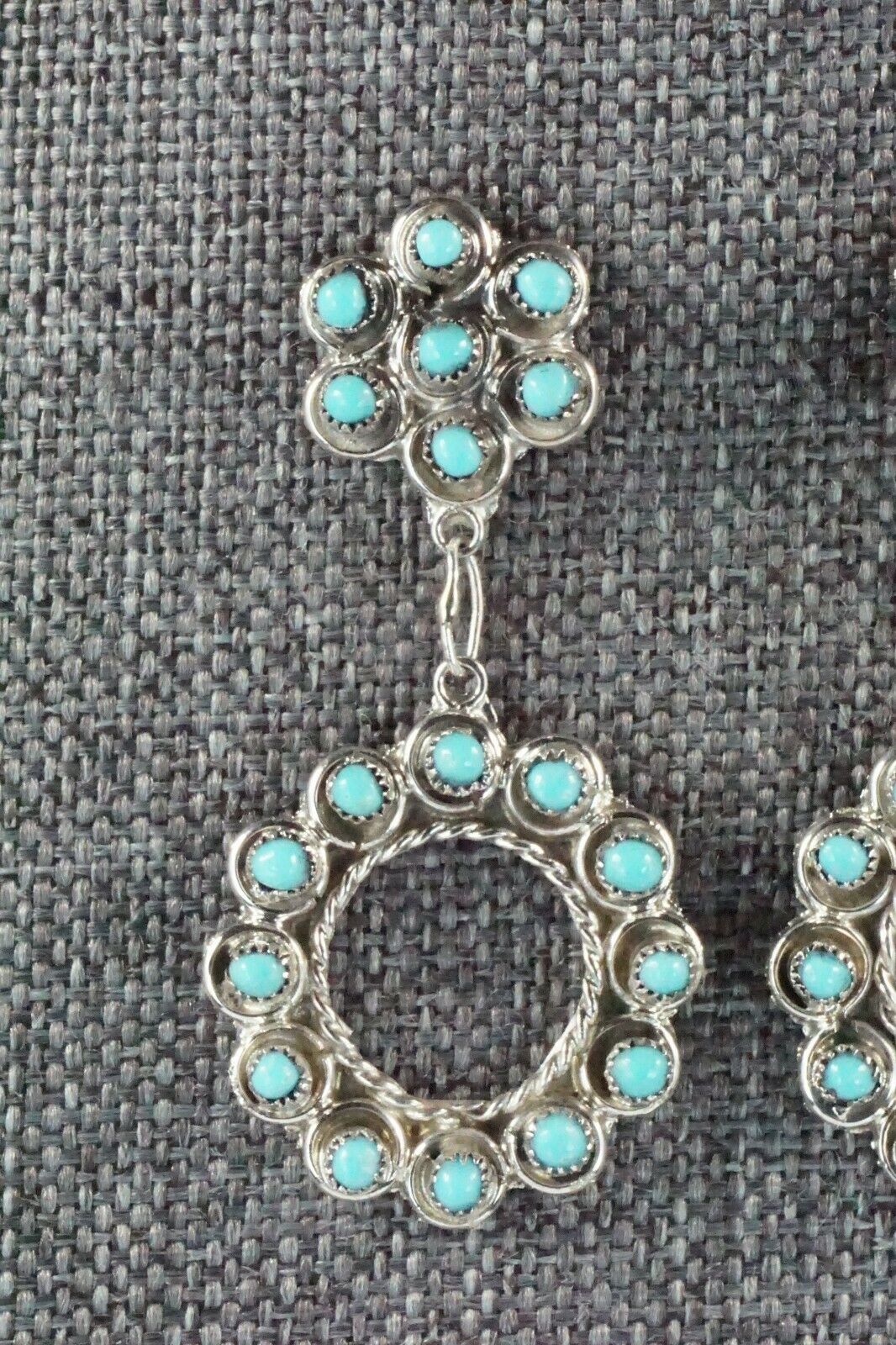 Turquoise & Sterling Silver Earrings - Waylon Johnson