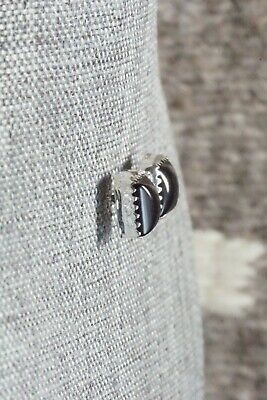 Onyx & Sterling Silver Earrings - Annie Spencer