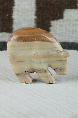 Bear Zuni Fetish Carving - Andres Quandelacy - High Lonesome Trading