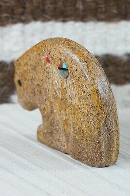 Bear Zuni Fetish Carving - Rhoda Quam - High Lonesome Trading