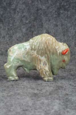 Buffalo Zuni Fetish Carving - Andres Quandelacy