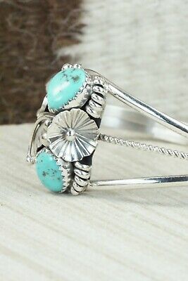 Turquoise & Sterling Silver Bracelet - Michael Calladitto