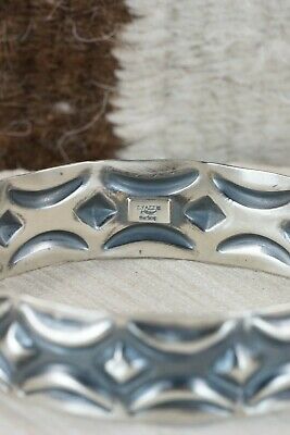 Navajo Sterling Silver Bangle Cuff - Tim Yazzie
