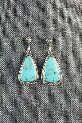 Turquoise and Sterling Silver Earrings - Sharon McCarthy