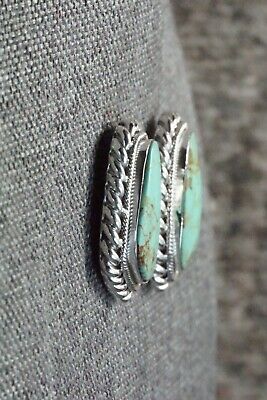 Turquoise and Sterling Silver Earrings - Sharon McCarthy