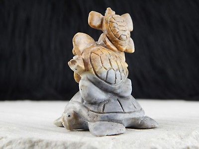 Turtles Zuni Fetish Carving - Ron Laahty - High Lonesome Trading