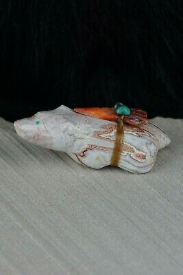 Badger Zuni Fetish Carving - Daphie Quam - High Lonesome Trading