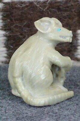 Rat Zuni Fetish Carving - Derrick Kaamasee - High Lonesome Trading