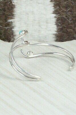 Turquoise & Sterling Silver Bracelet - Yolanda Skeets - High Lonesome Trading