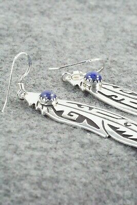 Lapis & Sterling Silver Earrings - Rosita Singer