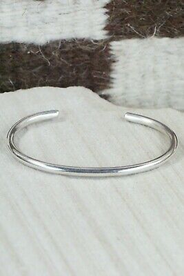 Navajo Sterling Silver Bracelet - Elaine Tahe