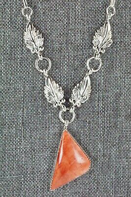 Spiny Oyster & Sterling Silver Necklace - Verley Betone