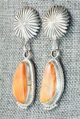 Spiny Oyster & Sterling Silver Earrings - Verley Betone