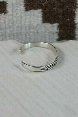 Navajo Sterling Silver Bracelet - Bruce Morgan - High Lonesome Trading