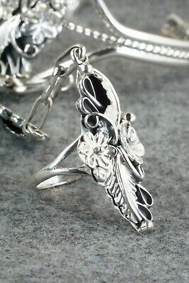 Sterling Silver Bracelet and Ring - Harry B. Yazzie