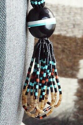 Turquoise, Coral and Shell Necklace - Frank Ortiz
