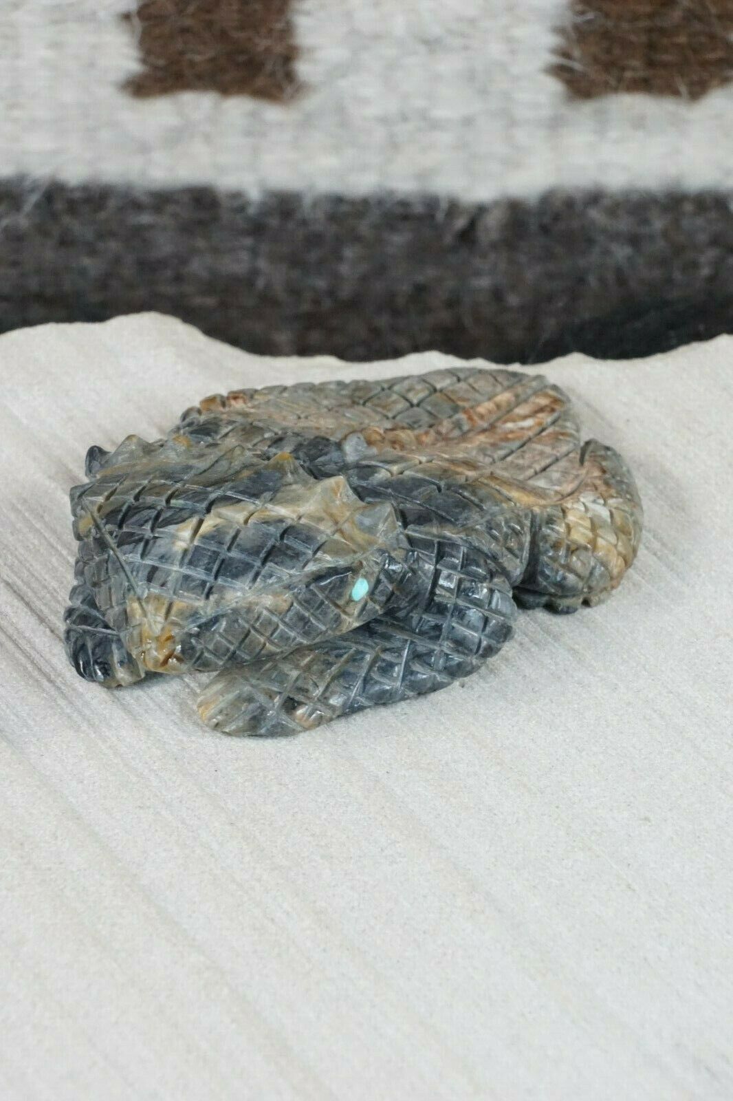 Horned Toad Zuni Fetish Carving - Jonas Hastito - High Lonesome Trading