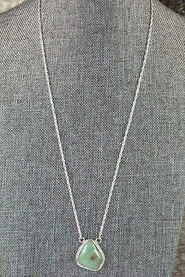 Turquoise & Sterling Silver Necklace - Annie Spencer