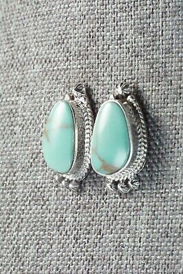 Turquoise & Sterling Silver Earrings - Louise Joe