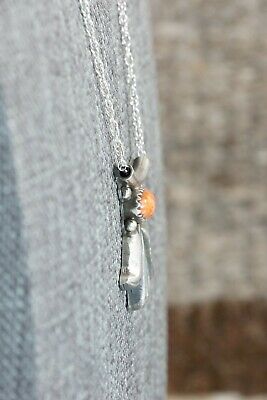 Navajo Spiny Oyster & Sterling Silver Necklace - Sharon McCarthy