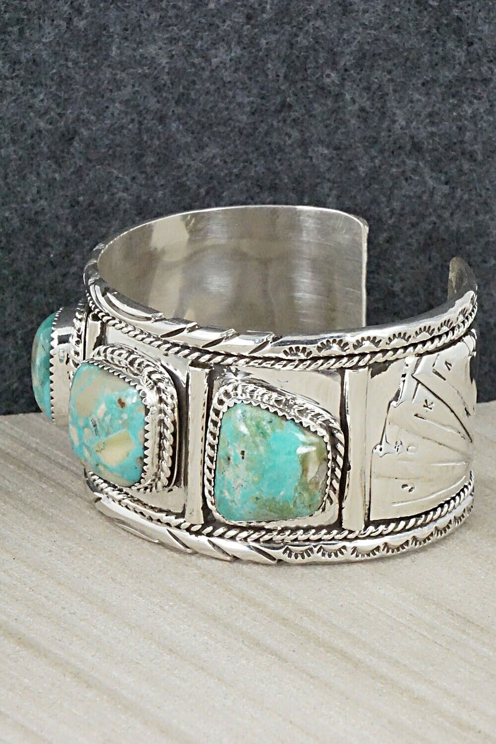 Turquoise & Sterling Silver Bracelet - Jimmy Garcia Jr.