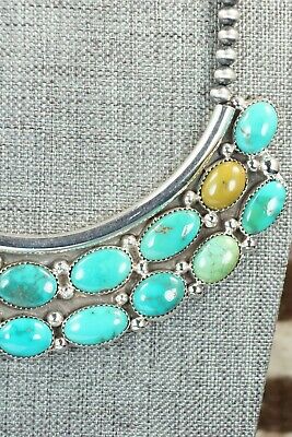 Turquoise & Sterling Silver Necklace - Roberta Begay