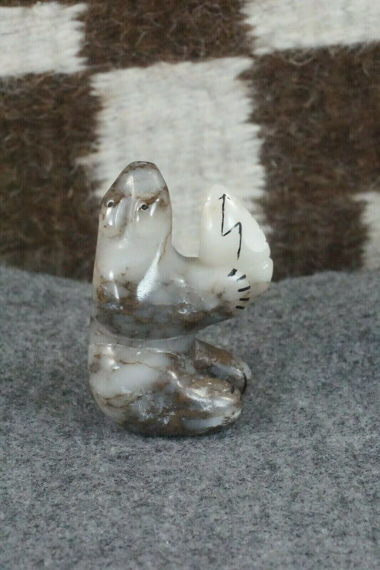 Bear Zuni Fetish Carving - Rick Kallestewa