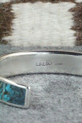 Turquoise & Sterling Silver Bracelet - Larry Loretto