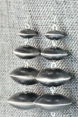 Sterling Silver Navajo Pearl Earrings - Preston Haley