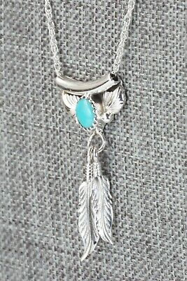 Turquoise & Sterling Silver Necklace - Sharon McCarthy