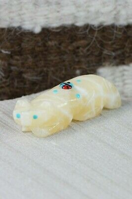 Wolf Zuni Fetish Carving - Danette Laate - High Lonesome Trading