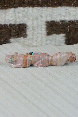 Wolf Zuni Fetish Carving - Danette Laate - High Lonesome Trading
