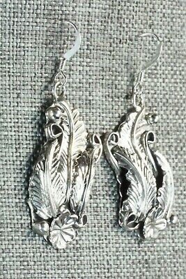 Sterling Silver Earrings - Harry B Yazzie