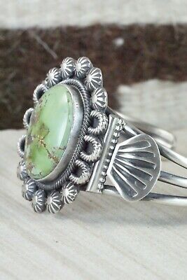 Turquoise and Sterling Silver Bracelet - Leon Martinez