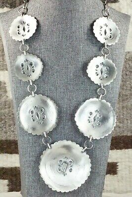Sterling Silver Necklace and Earrings Set - Eugene Charley