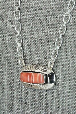 Spiny Oyster & Sterling Silver Necklace - Sadie Jim