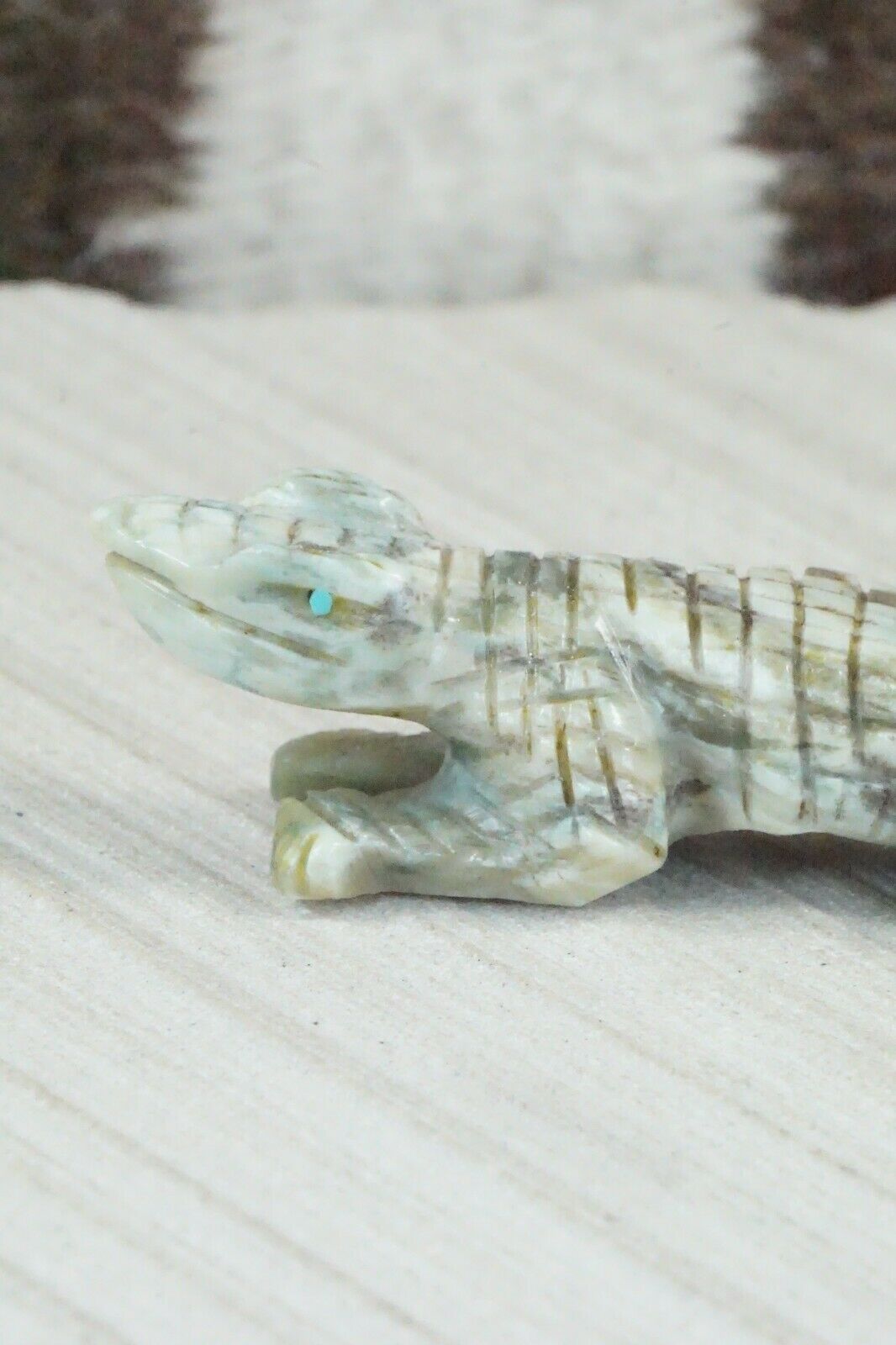 Lizard Zuni Fetish Carving - Tony Mackel