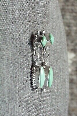 Turquoise & Sterling Silver Earrings - Bucky Belin