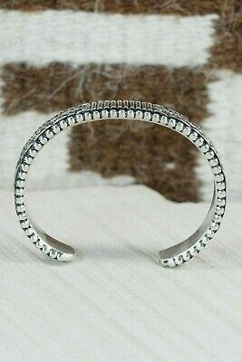 Navajo Sterling Silver Bracelet - Jonathan Nez