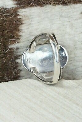 Turquoise & Sterling Silver Ring - Jeanette Saunders - Size 13.75
