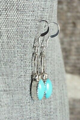 Turquoise & Sterling Silver Earrings - Sadie Jim