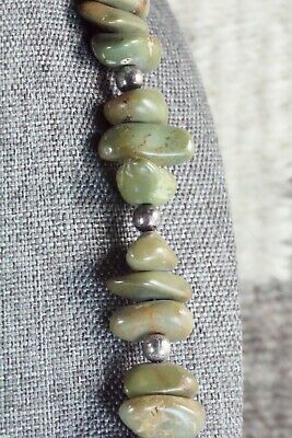 Turquoise & Sterling Silver Necklace - Navajo